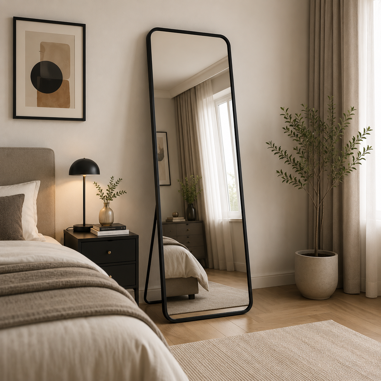 AAKARO Framed Full-Length Mirror
