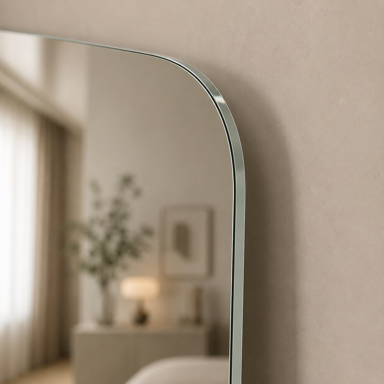 AAKARO Frameless Full-Length Mirror