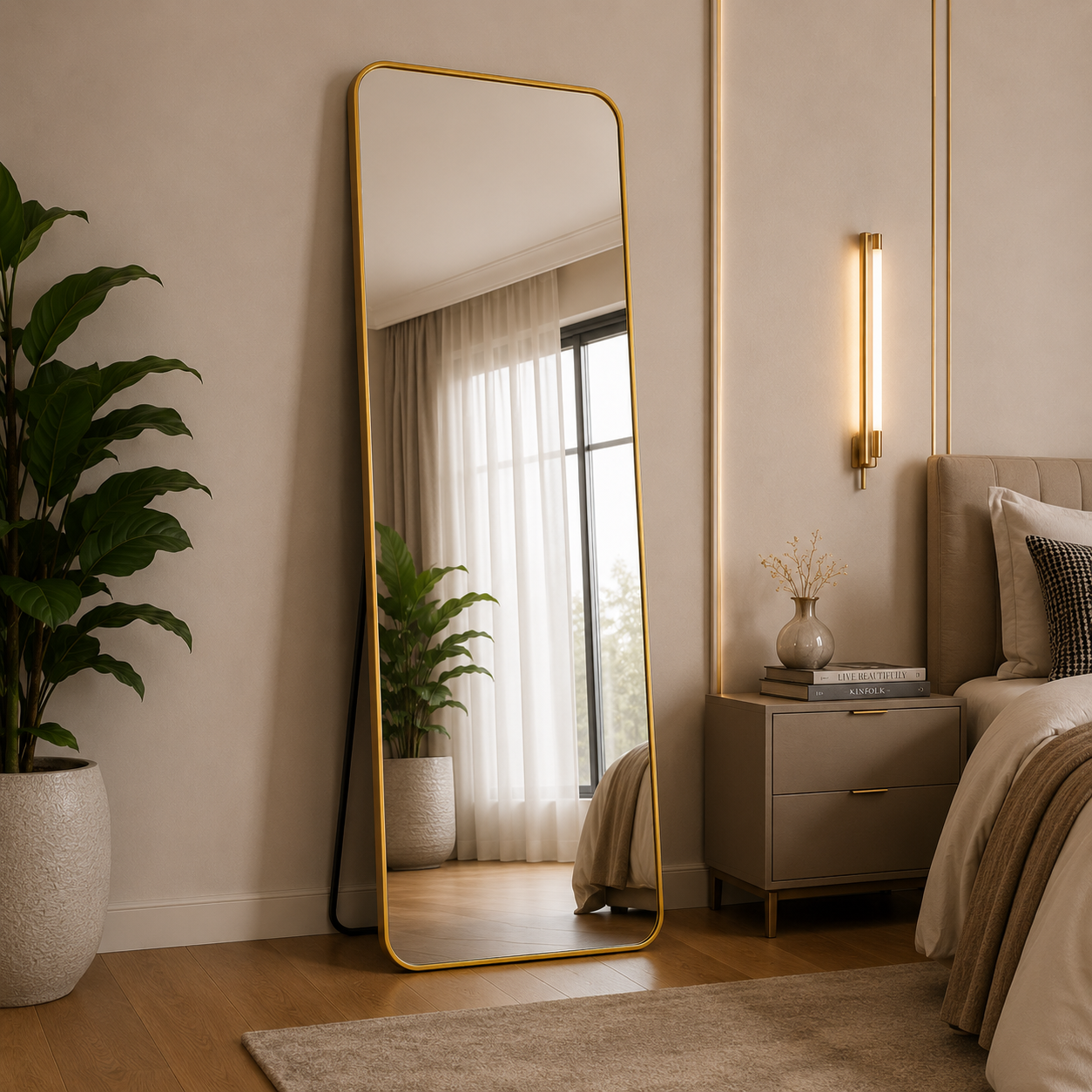 AAKARO Framed Full-Length Mirror