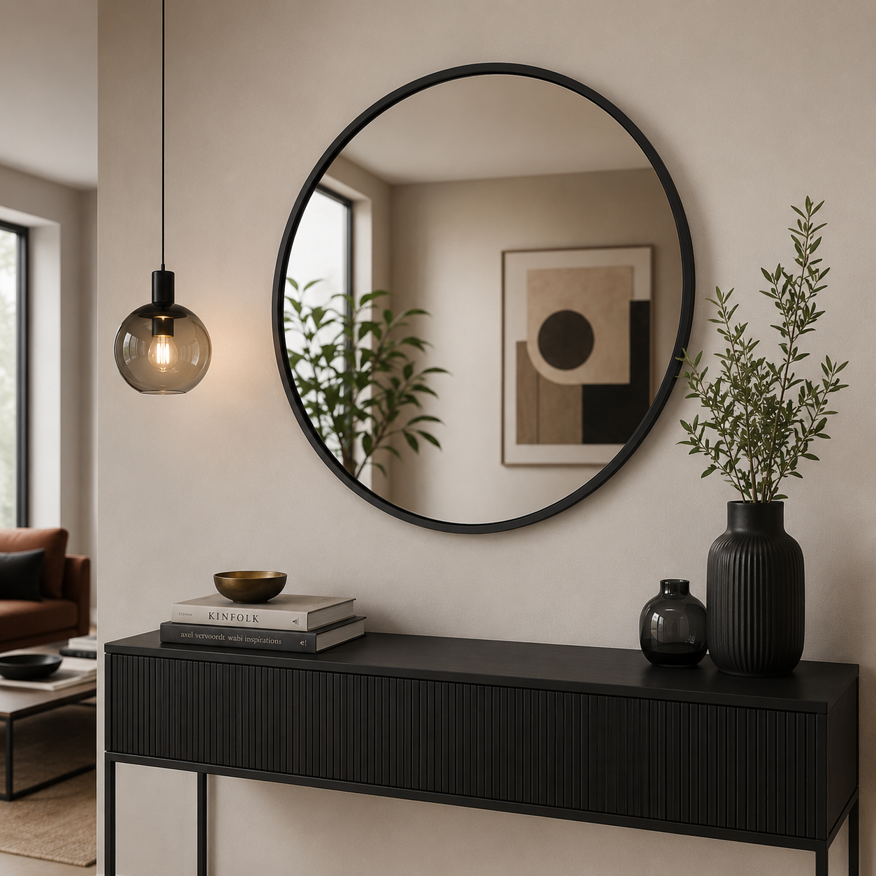 AAKARO Aura – Round Mirror