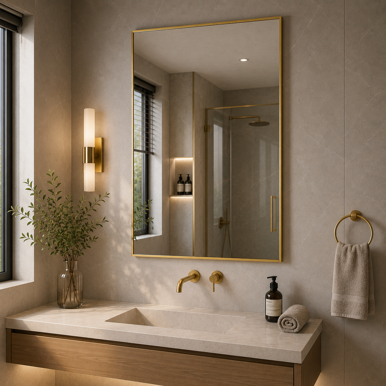 AAKARO Linea – Rectangle Mirror