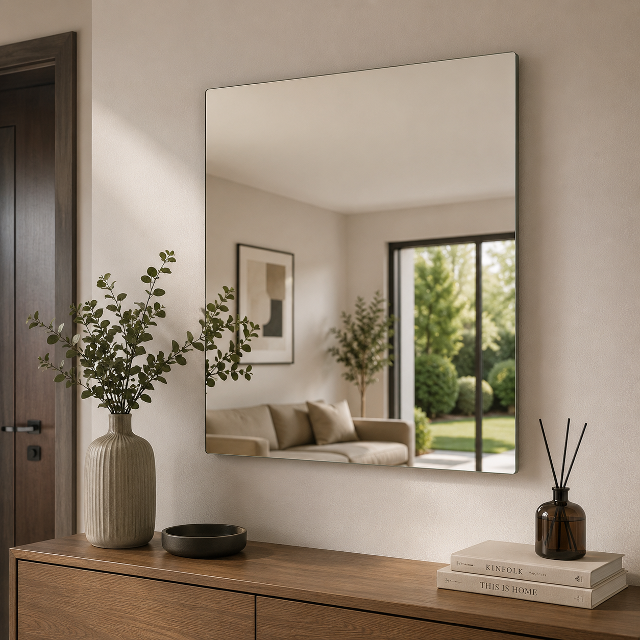 AAKARO Edge – Square Mirror